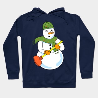 Snowman Plumber Hoodie